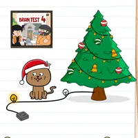 Brain Test: Tricky Puzzles Level 363 answer – Complete the Christmas Tree Decorations