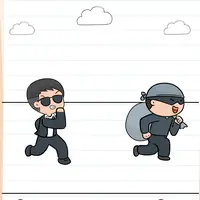 Brain Test: Tricky Puzzles Level 381 answer – Agent Smith Must Catch the Thief!