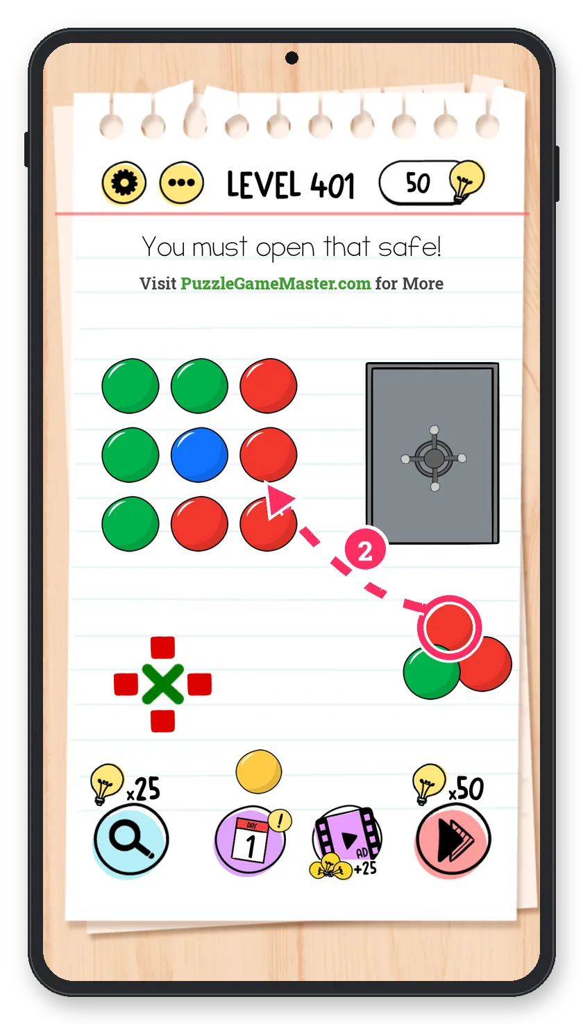 Brain Test: Tricky Puzzles Level 401 step 2: Finish