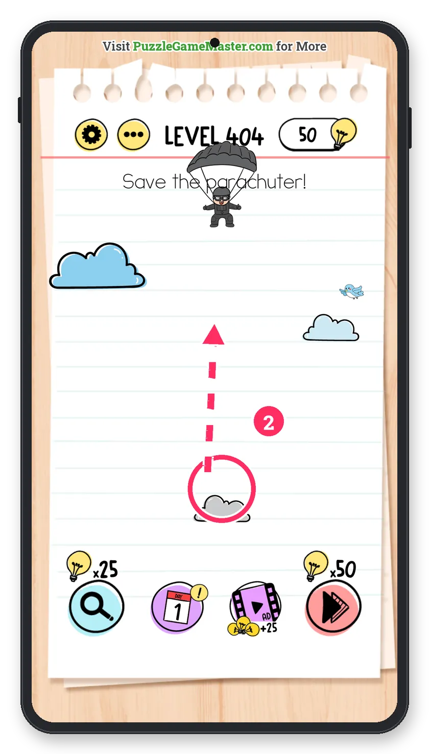 Brain Test: Tricky Puzzles Level 404 step 2: Catch him