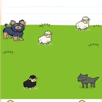 Brain Test: Tricky Puzzles Level 406 answer – Protect My Sheep!