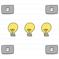 Brain Test: Tricky Puzzles Level 407 answer – Turn Off These Lights, I Can't Sleep!