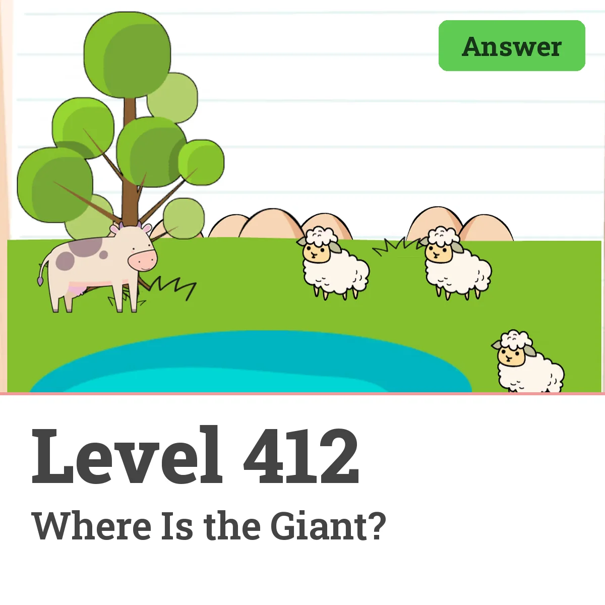 Brain Test: Tricky Puzzles Level 412 answer – Where Is the Giant?