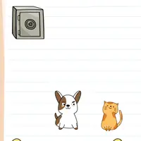 Brain Test: Tricky Puzzles Level 416 answer – The Dog Doesn't Let Tom Pass. Help Him.