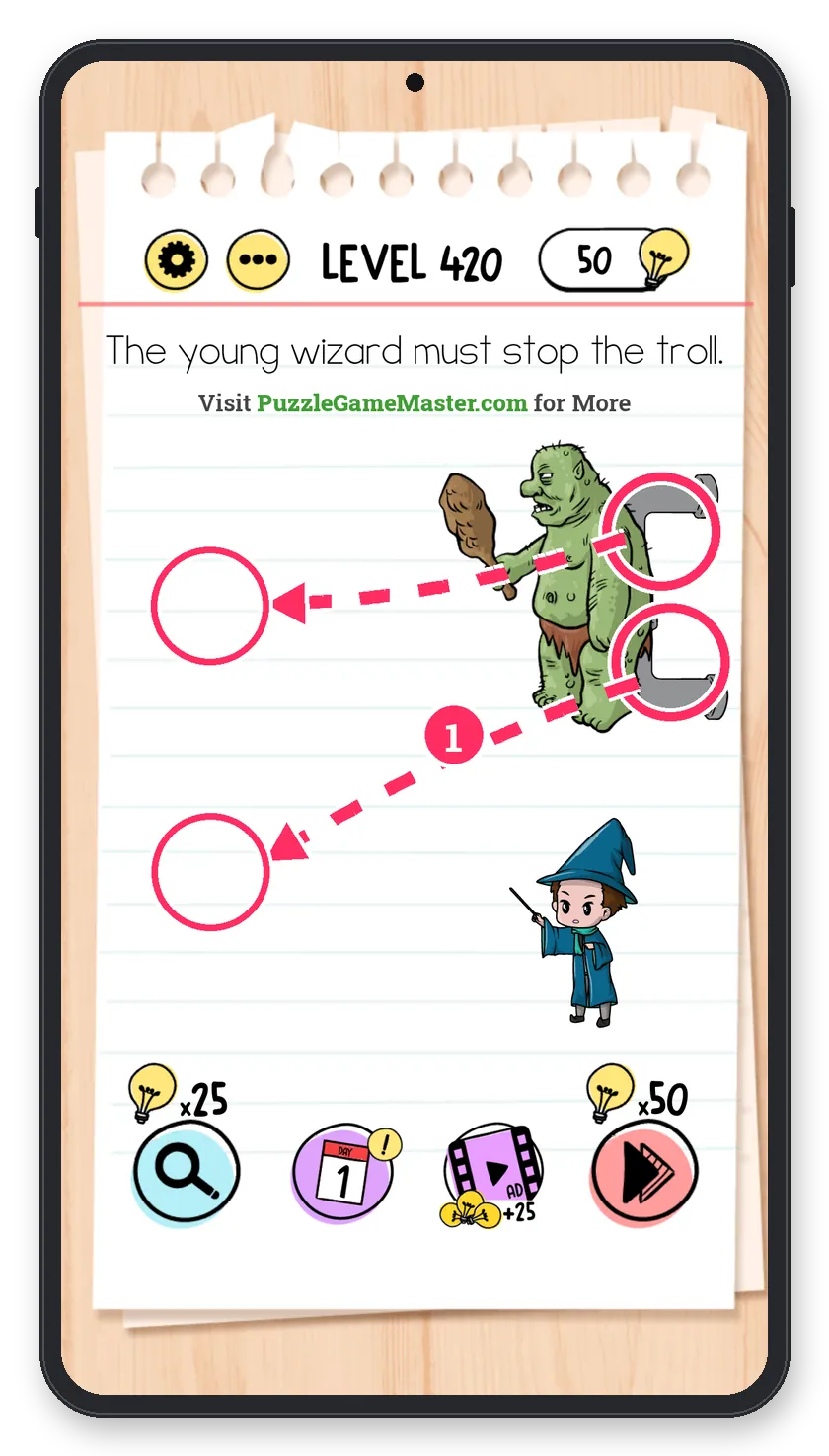 Brain Test: Tricky Puzzles Level 420 step 1: Connect the pipes
