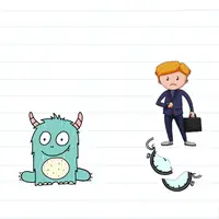 Brain Test: Tricky Puzzles Level 423 answer – Help Him See the Time Which Is 9:00 Right Now