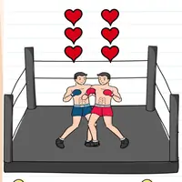 Brain Test: Tricky Puzzles Level 439 answer – The Blue Boxer Must Win