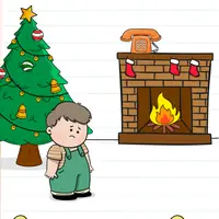 Brain Test: Tricky Puzzles Level 446 answer – Santa Must Bring This Kid's Gift, but Where Is He?!