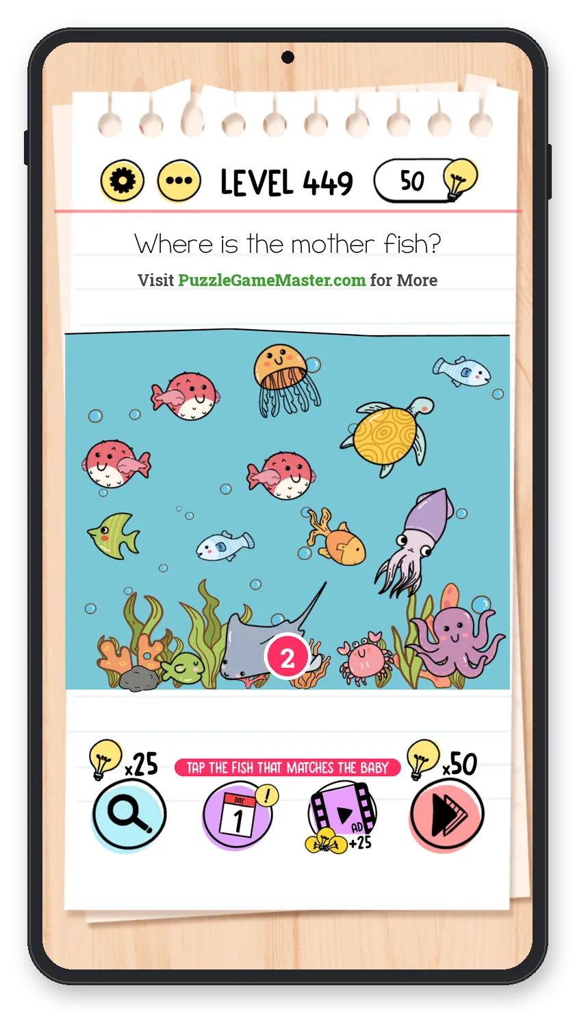 Brain Test: Tricky Puzzles Level 449 step 2: Pick the mother