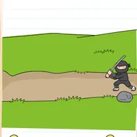 Brain Test: Tricky Puzzles Level 450 answer – The Ninja Mustn't Let the Knights Pass