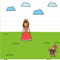 Brain Test: Tricky Puzzles Level 451 answer – She Wants to Be Like a Famous Fairy Tale Princess