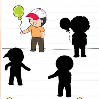 Brain Test: Tricky Puzzles Level 463 answer – Find His Real Shadow