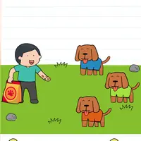 Brain Test: Tricky Puzzles Level 481 answer – Feed the Dogs in This Order: Blue, Green, Red