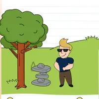 Brain Test: Tricky Puzzles Level 490 answer – What's the Rock Balancer's Secret?