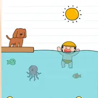 Brain Test: Tricky Puzzles Level 492 answer – Don't Let Him Drown!