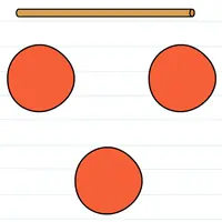 Brain Test: Tricky Puzzles Level 504 answer – Put a Line Through All Three Balls