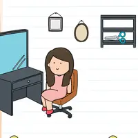 Brain Test: Tricky Puzzles Level 507 answer – Cut Her Hair Without Messing Her Clothes