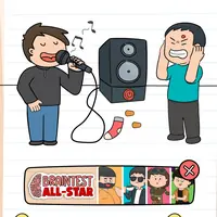 Brain Test: Tricky Puzzles Level 513 answer – Stop the Annoying Singer