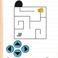 Brain Test: Tricky Puzzles Level 519 answer – A Mouse Must Eat the Cheese