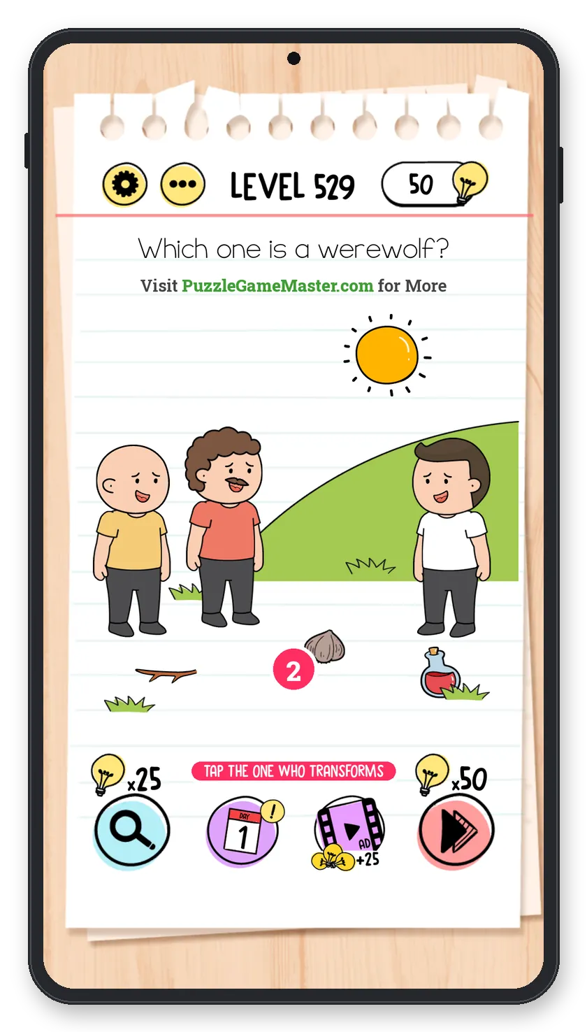 Brain Test: Tricky Puzzles Level 529 step 2: Pick him