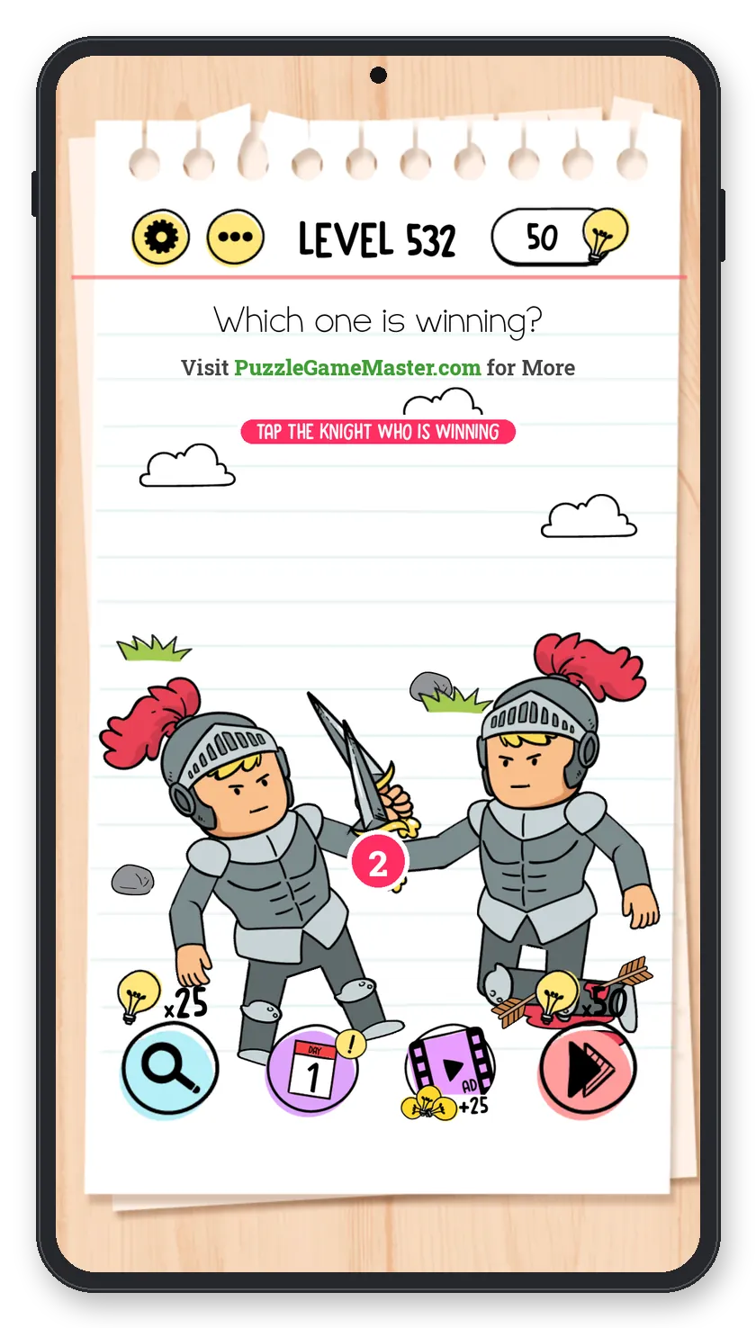 Brain Test: Tricky Puzzles Level 532 step 2: Pick the winner