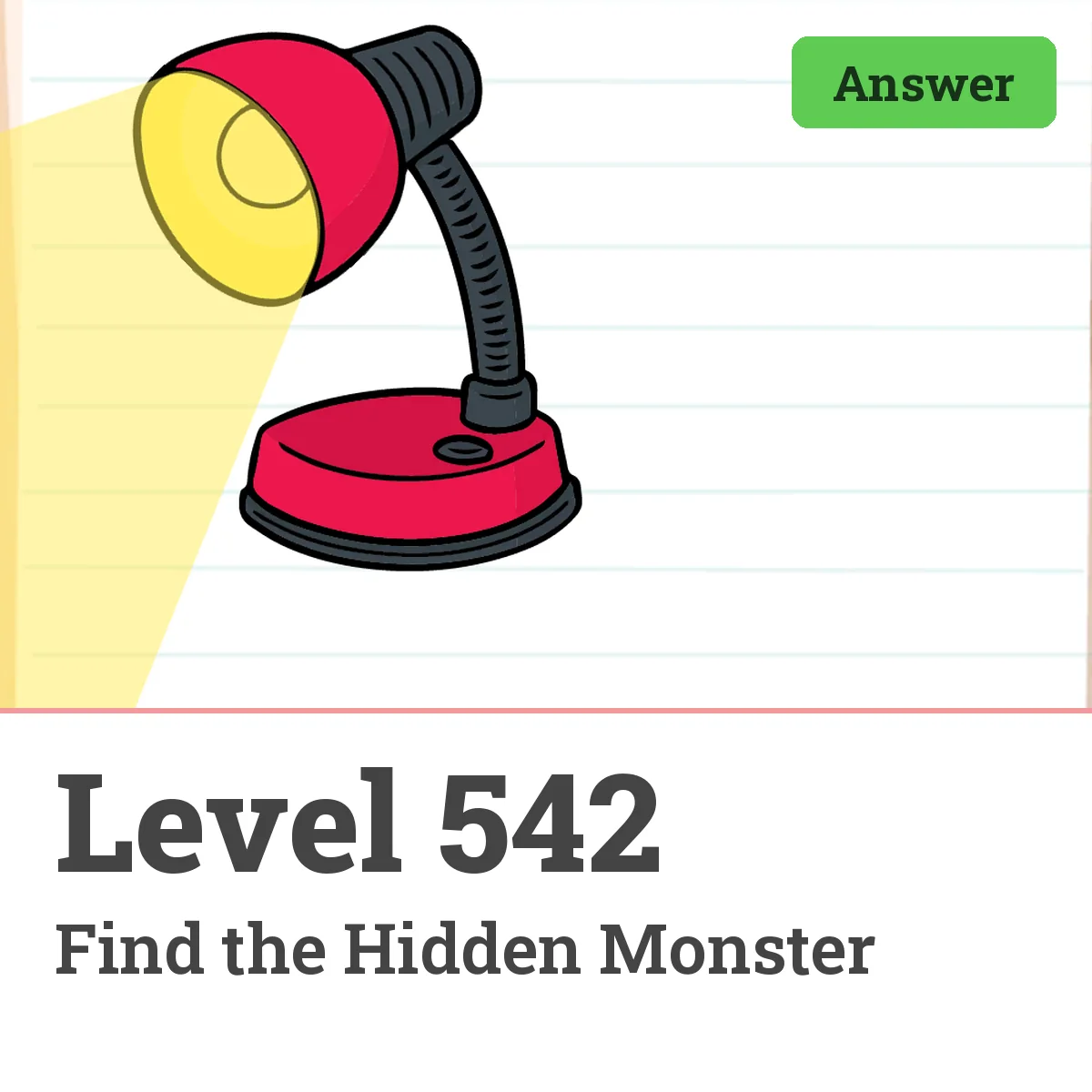 Brain Test: Tricky Puzzles Level 542 answer – Find the Hidden Monster