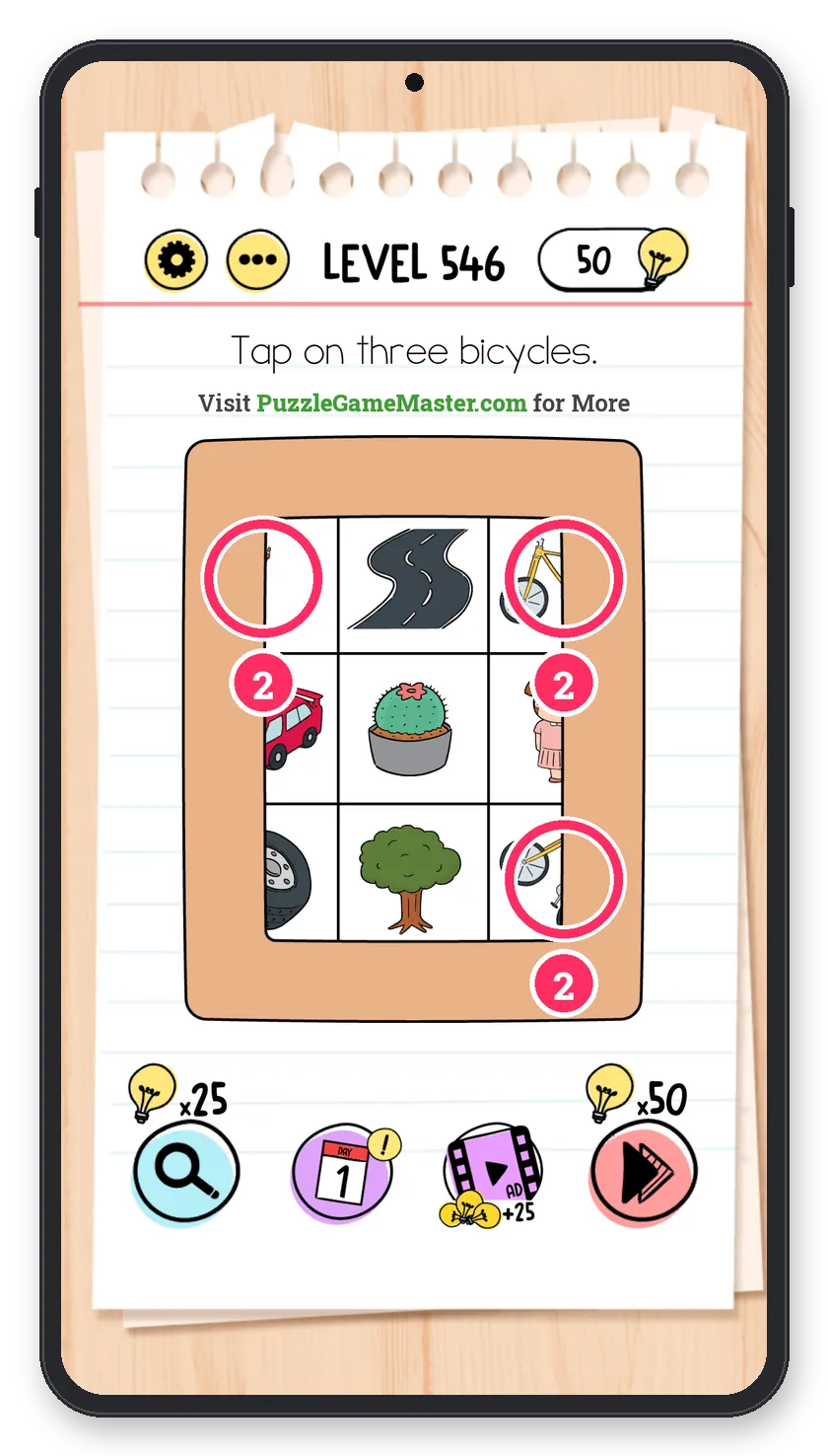 Brain Test: Tricky Puzzles Level 546 step 2: Tap them