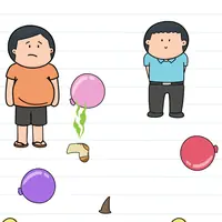 Brain Test: Tricky Puzzles Level 553 answer – Pop All the Balloons