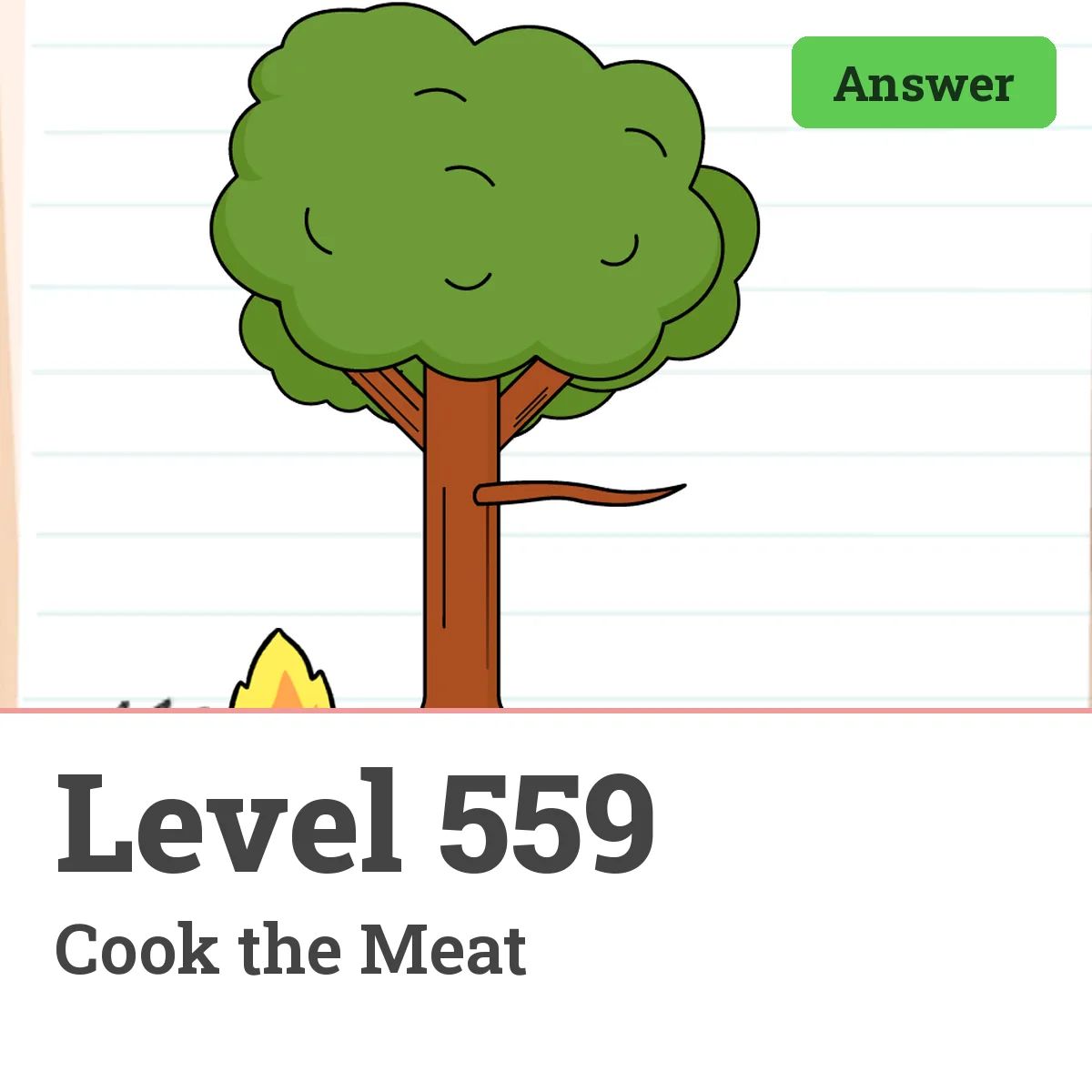 Brain Test: Tricky Puzzles Level 559 answer – Cook the Meat