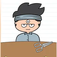 Brain Test: Tricky Puzzles Level 563 answer – Hide His Third Eye