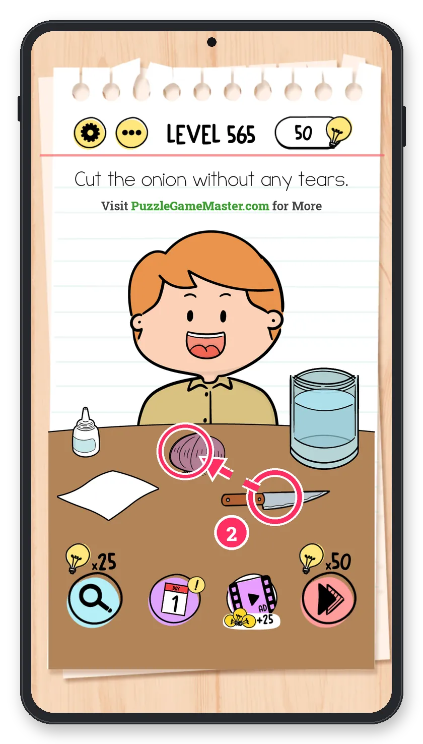 Brain Test: Tricky Puzzles Level 565 step 2: Cut it