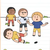 Brain Test: Tricky Puzzles Level 567 answer – Get Him a Red Card