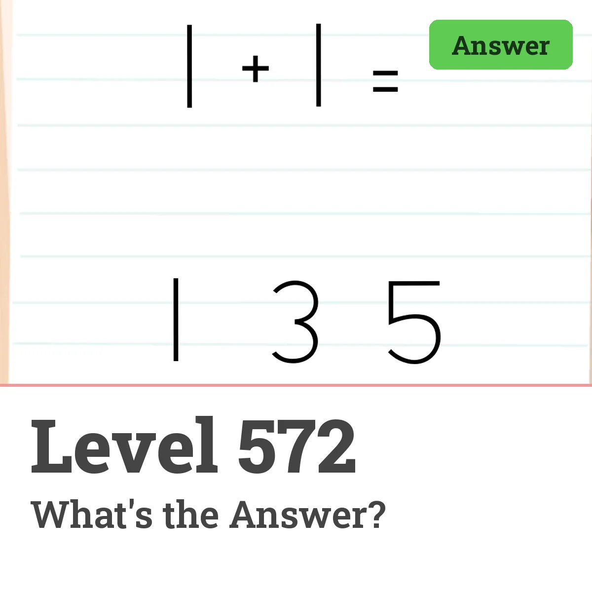 Brain Test: Tricky Puzzles Level 572 answer – What's the Answer?