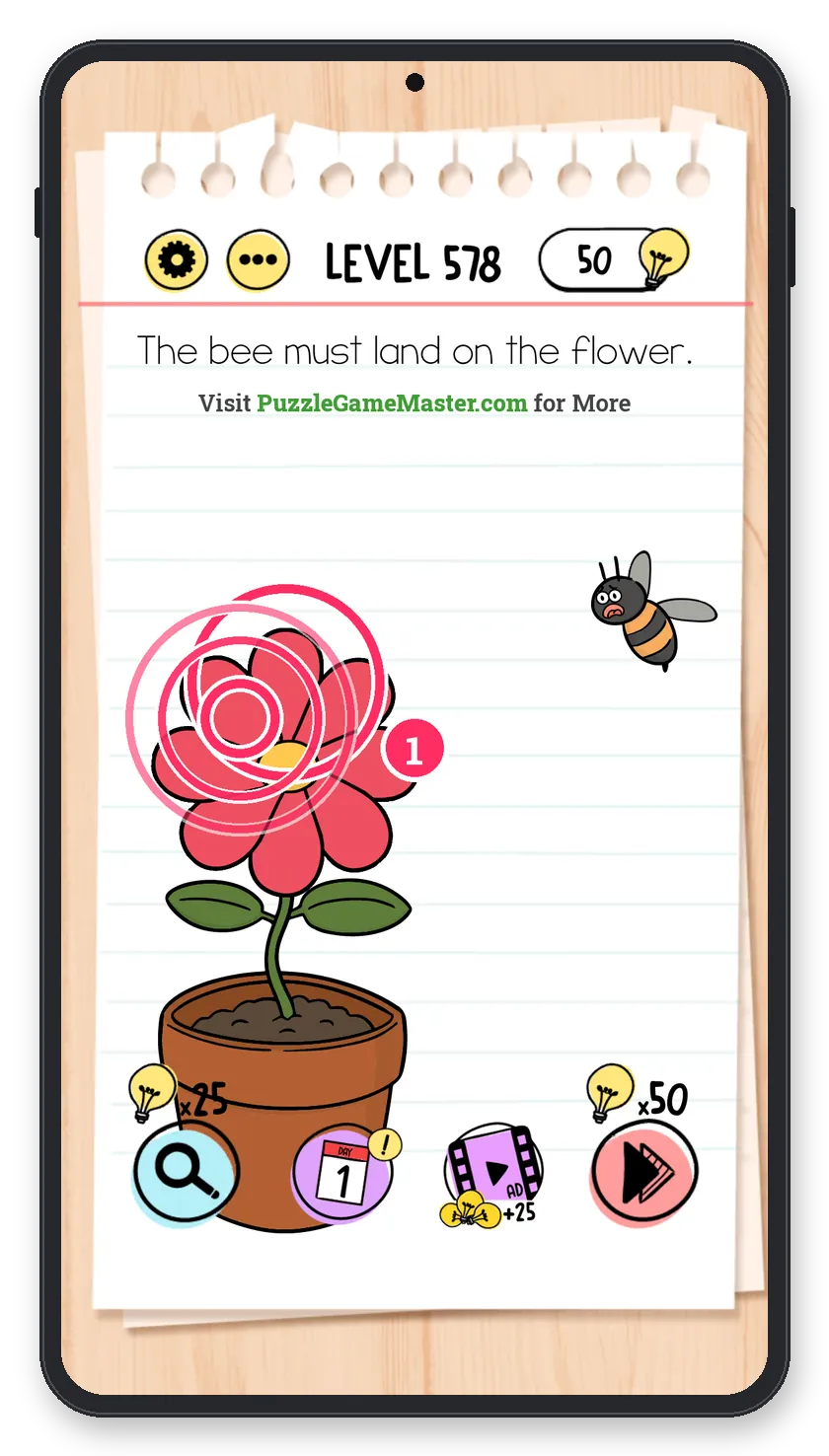 Brain Test: Tricky Puzzles Level 578 step 1: Find the spider