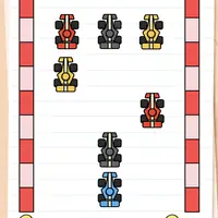 Brain Test: Tricky Puzzles Level 584 answer – The Blue Car Must Overtake Them All