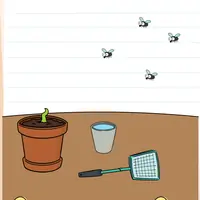 Brain Test: Tricky Puzzles Level 587 answer – Get Rid of the Flies
