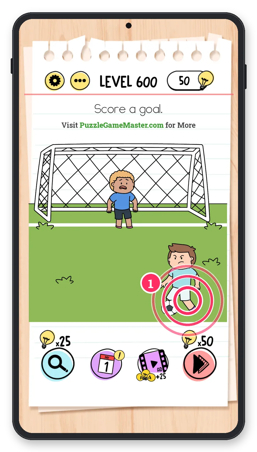 Brain Test: Tricky Puzzles Level 600 step 1: Balance
