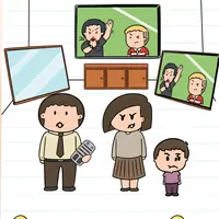 Brain Test: Tricky Puzzles Level 612 answer – They All Want to Watch Their Own Shows
