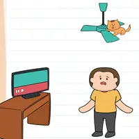 Brain Test: Tricky Puzzles Level 616 answer – Save the Cat!