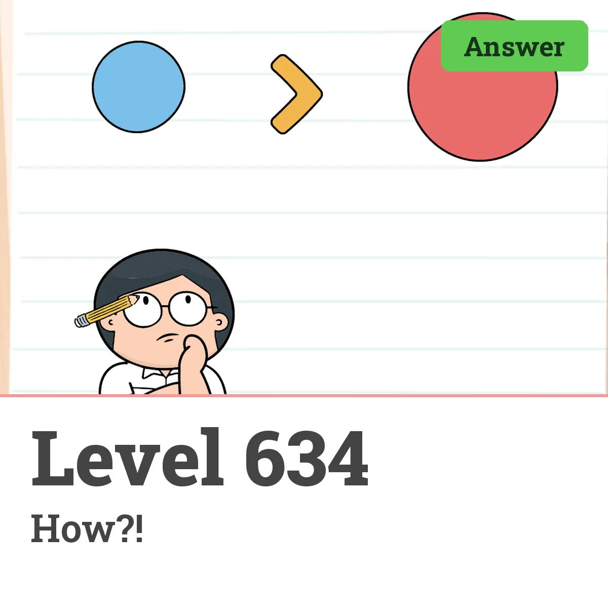Brain Test: Tricky Puzzles Level 634 answer – How?!