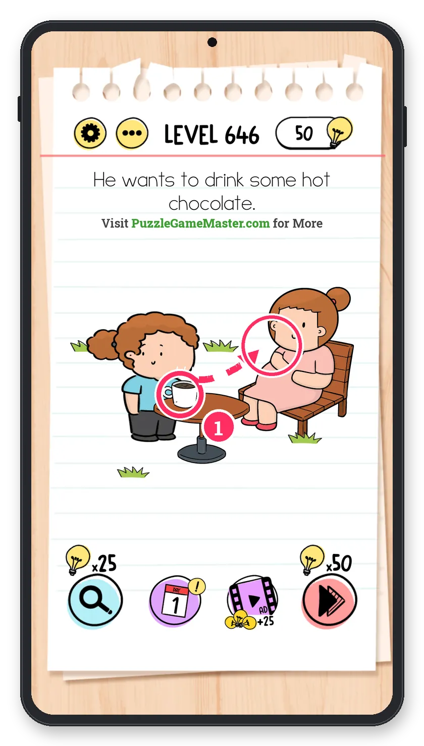 Brain Test: Tricky Puzzles Level 646 step 1: Cool it
