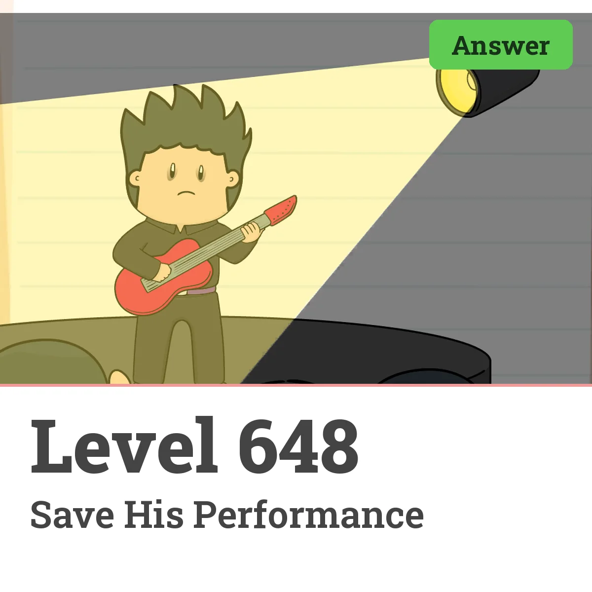 Brain Test: Tricky Puzzles Level 648 answer – Save His Performance