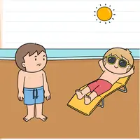 Brain Test: Tricky Puzzles Level 649 answer – He Wants to Look at the Sun