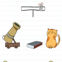Brain Test: Tricky Puzzles Level 65 answer – Our Cat Is Still Hungry