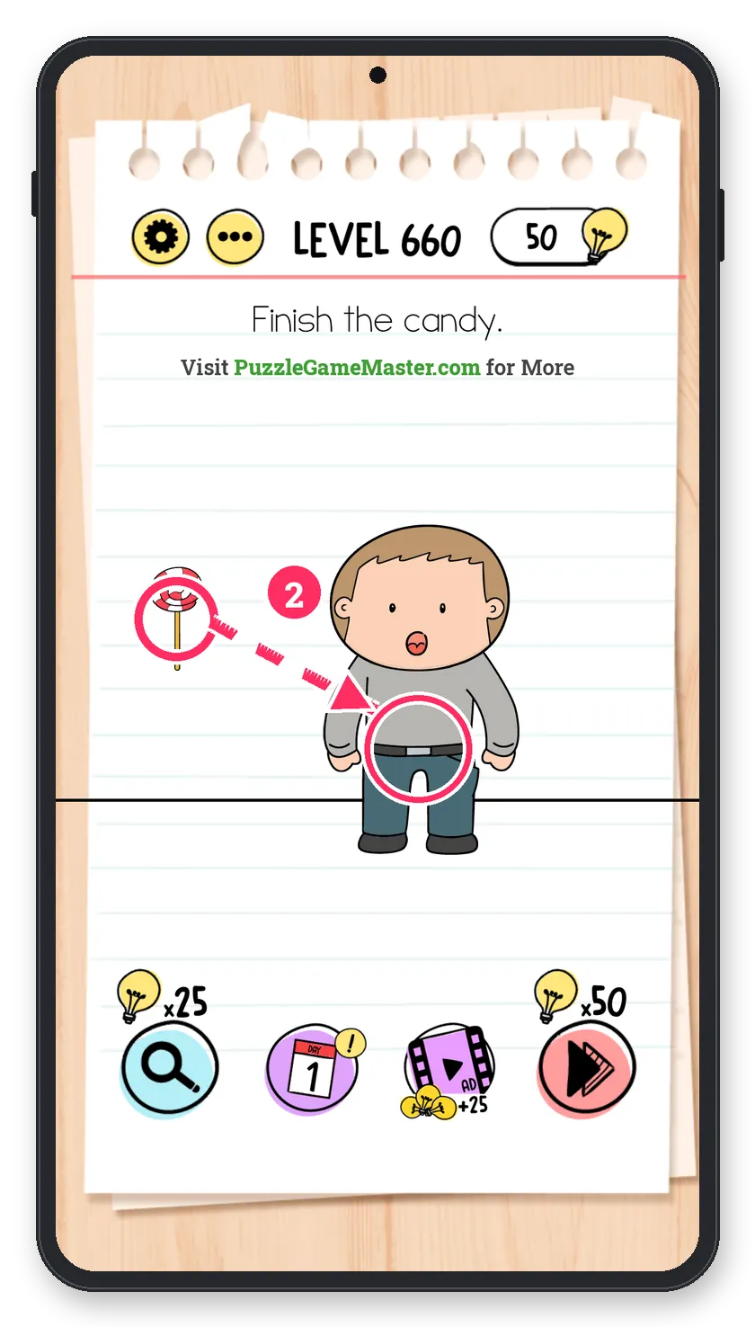 Brain Test: Tricky Puzzles Level 660 step 2: Finish it