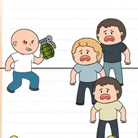 Brain Test: Tricky Puzzles Level 663 answer – Stop the Attacker!