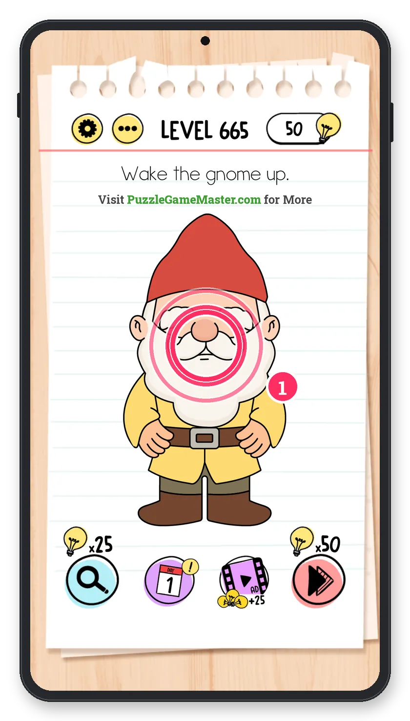 Brain Test: Tricky Puzzles Level 665 answer with steps marked