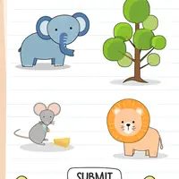 Brain Test: Tricky Puzzles Level 69 answer – Click on the Animals, From Smallest to Biggest