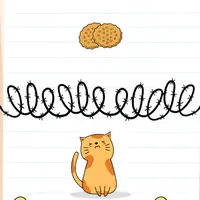 Brain Test: Tricky Puzzles Level 8 answer – Feed the Cat Please, He Is Hungry!