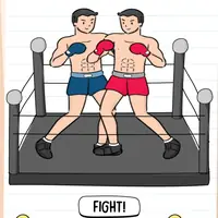Brain Test: Tricky Puzzles Level 81 answer – The Boxer on the Left Should Win